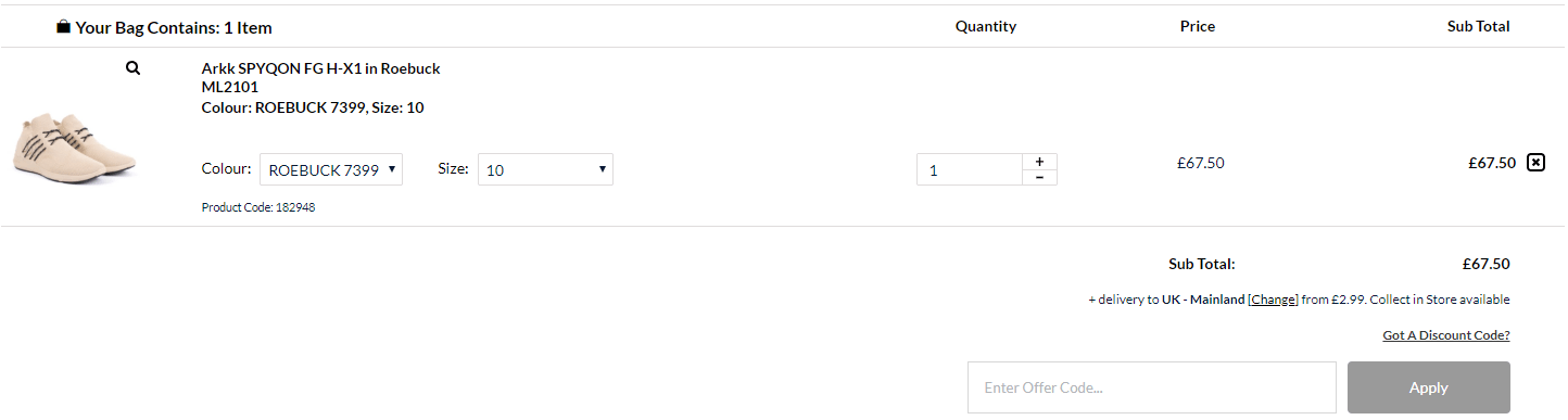 EQVVS discount code box